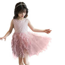 Princess Kid Baby Girl Dress Sleeveless Xmas Tulle Tutu Party Pageant Dresses for 2-6Y Girls 2024 - buy cheap