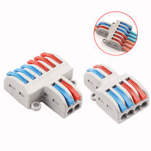 5pcs/Lot SPL-42/62 Mini Fast Wire Connector Universal Wiring Cable Connector Push-in Conductor Terminal Block DIY YOU tool 2024 - buy cheap