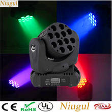 12x12w rgbw 4 em 1 feixe de luz led cabeça móvel dmx512 feixe de led linear de lavagem com designs excelentes luzes de efeito palco dj