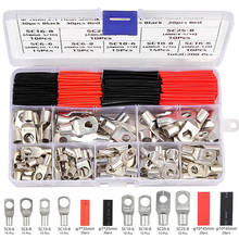 100Pcs Cable Lug Terminal Connector Heat Shrink Tube Tinned Copper Electrical Wire Welding Terminals Cable Crimp Connectors 2024 - buy cheap