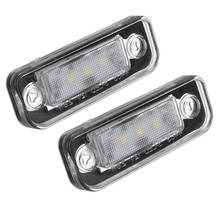 Luz de led para placa de carro, 2 peças 12v para substituição de modelo 5d w211 w219 r171, plug and play 2024 - compre barato