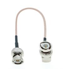 BNC macho de ángulo recto a BNC macho 50-Ohm RG316 coaxial, Cable RF de puente de baja pérdida 2024 - compra barato