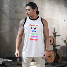 Camiseta sin mangas de malla para hombre, chaleco personalizado para correr, gimnasio, culturismo, secado rápido 2024 - compra barato