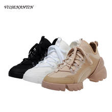Daddy shoes Korean version of all-match white shoes 2021 new fashion and comfortable platform casual sports shoes women 2024 - buy cheap