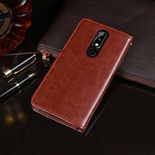 Luxury Cases For Nokia 5.1 Plus Case 5.86" Phone Cover Magnet Flip Stand Wallet Leather Case For Nokia5.1 Plus 5.1Plus Bag Coque 2024 - buy cheap