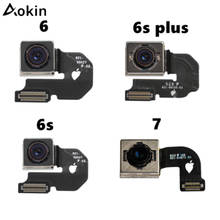 Aokin новая задняя камера основная линза для iphone SE 6 6 Plus 6S 6S Plus 7 7 Plus 8 8 Plus X гибкий кабель лента протестирована OK 100% 2024 - купить недорого