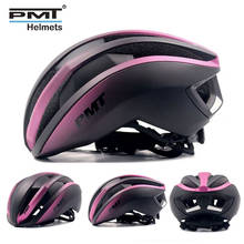 PMT-casco de ciclismo moldeado integralmente, nuevo, transpirable, para bicicleta de montaña y carretera 2024 - compra barato