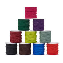 10 rollos/bolsa de hilo de cuerda elástica de 1mm para fabricación de joyas DIY, abalorios, pulseras, accesorios de Color mezclado, alrededor de 21 m/rollo 2024 - compra barato