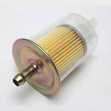 8mm Universal Inline Fuel Filter Plastic Copper for Motorcycle 2024 - buy cheap