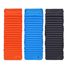 Outdoor Inflatable Camping Mat Air Bed 10cm Thicken Lightweight Tent Sleeping Pad Inflatable cushion With Pillow 2024 - buy cheap
