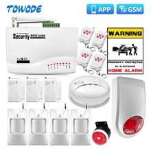 Towode 10A APP Control Wireless GSM Security alarm System home Security Protection 850/900/1800/1900MHz Spanish/Russian/English 2024 - buy cheap