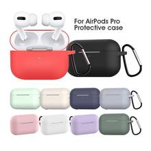 Caixa protetora de silicone para fones de ouvido, caixa de proteção macia de silicone para fones de ouvido apple airpods pro tws, capa protetora para airpods 2024 - compre barato