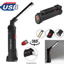 Ultrafire Portable 5 Mode COB Lanterna USB Built-in Rechargeable Flashlight COB Magnetic Work Light  luz flash light magnetic 2024 - buy cheap