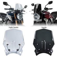 For CB1000R CB650R Motorcycle Windshield Windscreen Fly Screen Deflector Protector For Honda CB1000R CB650R 2018 2019 2024 - buy cheap
