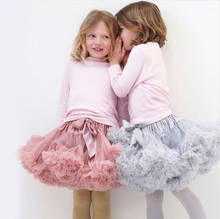 Falda de tutú para niña de 1 a 10 años, minifalda de tul de bailarina, capa mullida, Ballet, fiesta de baile, princesa 2024 - compra barato