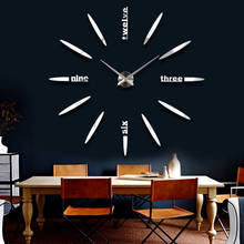 Sale New Wall Clock Clocks Watch Stickers Diy 3d Acrylic Mirror Home Decoration Quartz Balcony Courtyard Needle Modern hot 2024 - buy cheap