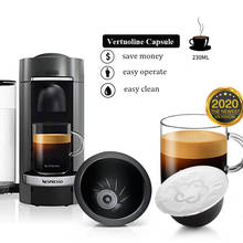 Icafilascápsulas de café reutilizáveis, recarregáveis, compatível com nespresso, vertuolina gca1 e delonghi inv135 2024 - compre barato