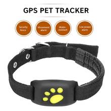 Симпатичный легкий GPS-трекер для собак, кошек, домашних животных, в режиме реального времени, GSM/GPRS локатор, сигнализация, водонепроницаемый ошейник, дистанционное прослушивание 2024 - купить недорого