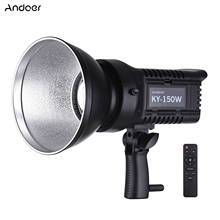 CZ Andoer LED Video Light Studio Portrait Lamp 100W Daylight 5600K CRI93+ TCLI95+ 16000LM Brightness Bowens Mount Remote Control 2024 - buy cheap