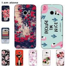 I am alone Phone Case For HTC One M7 Dual Sim M10 10 Bags Fashion Color Cute Cartoon Printed Paint Mobile 2024 - buy cheap