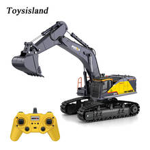HUINA 1592  RC Excavator 2.4Ghz Remote Control Toy  Metal Bucket Construction Vehicles Truck 2024 - buy cheap