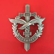 Alumínio da segunda guerra mundial, eua, luftwcafé, ferro, cruz de carvalho, folhas, águia, emblema, barata 2024 - compre barato