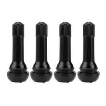 Universal 4pcs Rubber TR414 Snap-in Car Wheel Tubeless Tire Tyre Valve Stems Dust Caps Black Fastener Design Accessories Dropsho 2024 - buy cheap
