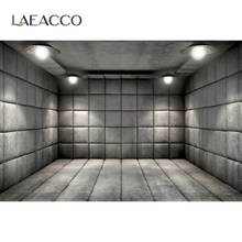 Laeacco Unique 3D 3D Space Cement Brick Wall Stone Floor Photozone Photography Background Photo Backdrop Photocall Photo Studio 2024 - buy cheap