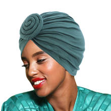 New Soft Ladies cotton Turban Hat Muslim Women Hijabs Hat Elastic Cloth Head Cap Hat Ladies Hair Accessories Muslim Scarf Cap 2024 - buy cheap