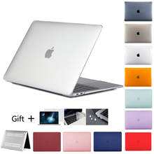 New Crystal\Matte Case For Apple Macbook Air Pro Retina M1 Chip 11 12 13 15 16 inch ,Case For 2020 Pro13 A2338 A2289 A2179+gift 2024 - купить недорого