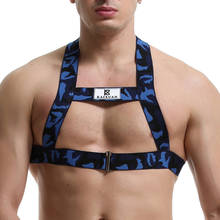 Mens Chest Harness Bdsm Elastic Strap Fetish Gay Bondage Chest Harnas Lengerie Clubwear Singlet Muscle Shoulder Harness Belt 2024 - buy cheap