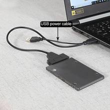 USB 3,0 к SATA адаптер конвертер кабель для 2,5/3,5 дюймов SSD HDD жесткий диск 2024 - купить недорого