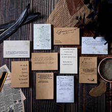 Bloc de notas Vintage con hojas sueltas, Bloc de notas de papel Kraft, material Escolar para oficina, papelería de regalo, 100 hojas 2024 - compra barato
