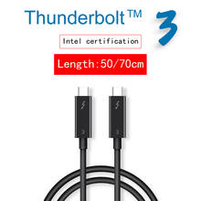 Thunderbolt 3 Cable 40Gbps 100W 5A/20V USB C Data Cable Support 5K UHD or 4K 60HZ Display USB Type C HDMI Cable for Macbook Pro 2024 - buy cheap