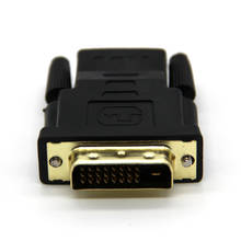 Cable de Audio chapado en oro DVI 24 + 1 a HDMI, adaptador hembra a macho, convertidor para HDTV, PC, PS3, proyector, TV Box 2024 - compra barato