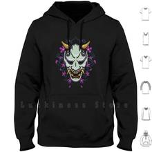 Hannya Mask Hoodie Long Sleeve Hannya Mask Hannya Oni Oni Mask Daemon Japanese Demon Japan Japanese Asia Asian 2024 - buy cheap