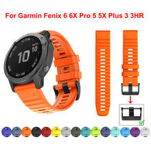 26 22MM Silicone Quick Release Watchband Strap for Garmin Fenix 6X Pro Watch Easyfit Wrist Band Strap For Fenix 6 Pro Watch 2024 - buy cheap