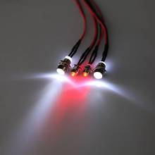 2 Sets 1/10 1/8 Upgrade Parts 4 LED Light Set Headlight Taillight for HSP RC Monster Truck Cars 2024 - compre barato