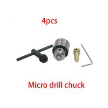 2021 New Micro Drill Chucks Motor Jaw Clamping 0.3-4mm Cone Mounted Spindle 3.17mm Shaft 2024 - buy cheap