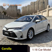 Diecast Car 1: 18 model 2019 All New Corolla  Toyota Corolla 1:18  static simulation Car model (SMALL GIFT) 2024 - buy cheap