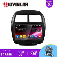 Joyincar-rádio automotivo, reprodutor multimídia com android, tela de 10.1 polegadas, wi-fi, 4 núcleos, para mitsubishi asx 2010, 2002-2013, navegação gps, rádio, 2din 2024 - compre barato