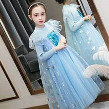 Christmas Princess Dresses For Girls Cosplay Dress Long Sleeve knitting Carnival Costume Kids Halloween Party Gown 2024 - buy cheap