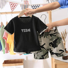 Summer Baby Boys Girls Clothes Infant T Shirt camouflage Shorts 2pcs/set Kid Fashion Cotton Costume Children Casual Tracksuit 2024 - buy cheap