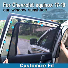 4pcs High-end custom For Chevrolet equinox 2017-2019 card type magnetic car curtain sun shade car window shade car styling car 2024 - buy cheap