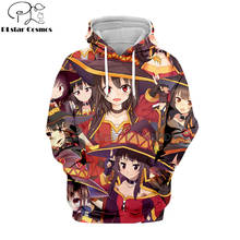 PLstar 3d-Sudadera con capucha para hombre y mujer, prenda de vestir Unisex con estampado de dibujos animados de PLstar Cosmos, kawaaii, Megumin, konobasa 2024 - compra barato