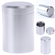 1 Piece Silver Airtight Proof Container Aluminum Herb Stash Metal Sealed Can Tea Jar Storage Containers 2024 - buy cheap
