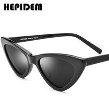 HEPIDEM Acetate Sunglasses Women Polarized Fashion Mirrored Cateye Ladies Sexy High Quality Cat Eye Sun Glasses for Woman 9104 2024 - buy cheap