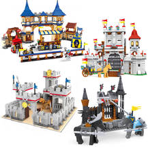 Juego de bloques de construcción del reino Medieval, juego de bloques de construcción de Castillo de knights, figura de princesa, caballo antiguo, chico de juguete, amigos, arquitectura 2024 - compra barato