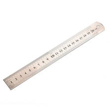 Metal Ruler Stainless steel Metric Rule Precision Double Sided Measuring Tool 20cm 2024 - buy cheap