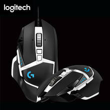 Logitech-mouse gamer g502, se hero, rgb com fio de alta performance, 11 botões programáveis, edição especial g502 2024 - compre barato